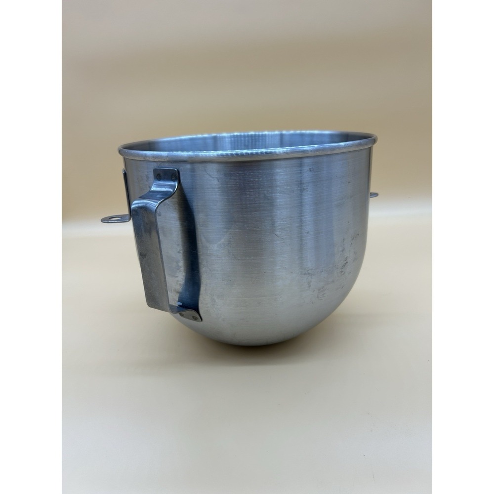 Kitchen Aid Stainless Steel 5 Quart Mixing Bowl For Lift Mixer 8" Locking Sides